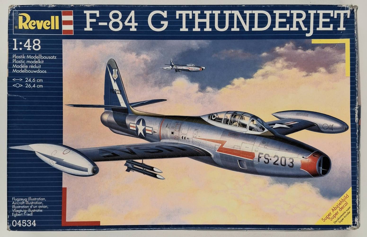KINGKIT MODEL SCRAPYARD REVELL 04534 F-84G THUNDERJET CRACKED DECALS Salvage Yard