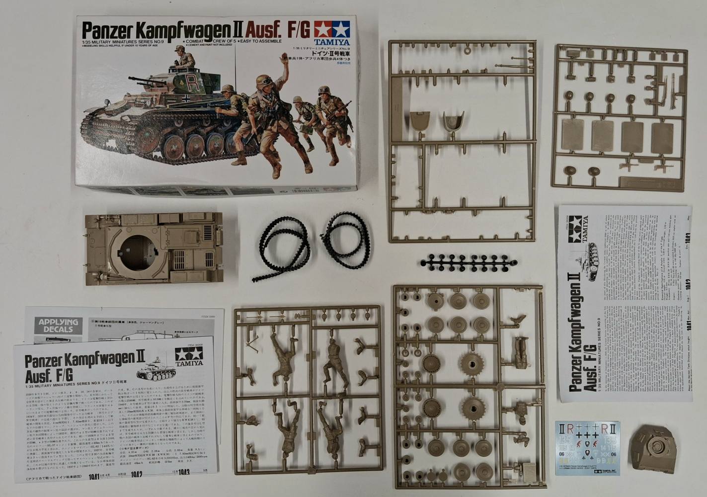 KINGKIT MODEL SCRAPYARD TAMIYA 35009.1200 PANZER KAMPFWAGEN II AUSF. F/G STARTED Salvage Yard