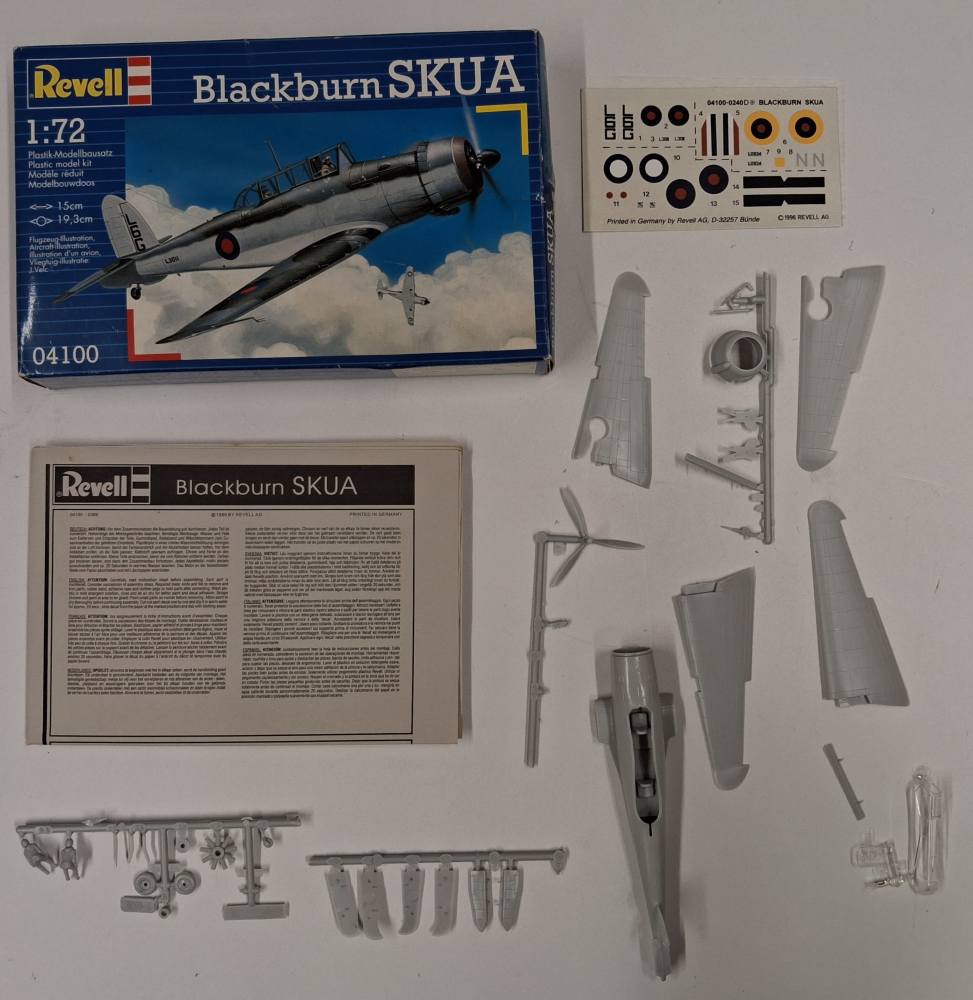 KINGKIT MODEL SCRAPYARD REVELL 04100 BLACKBURN SKUA STARTED Salvage Yard