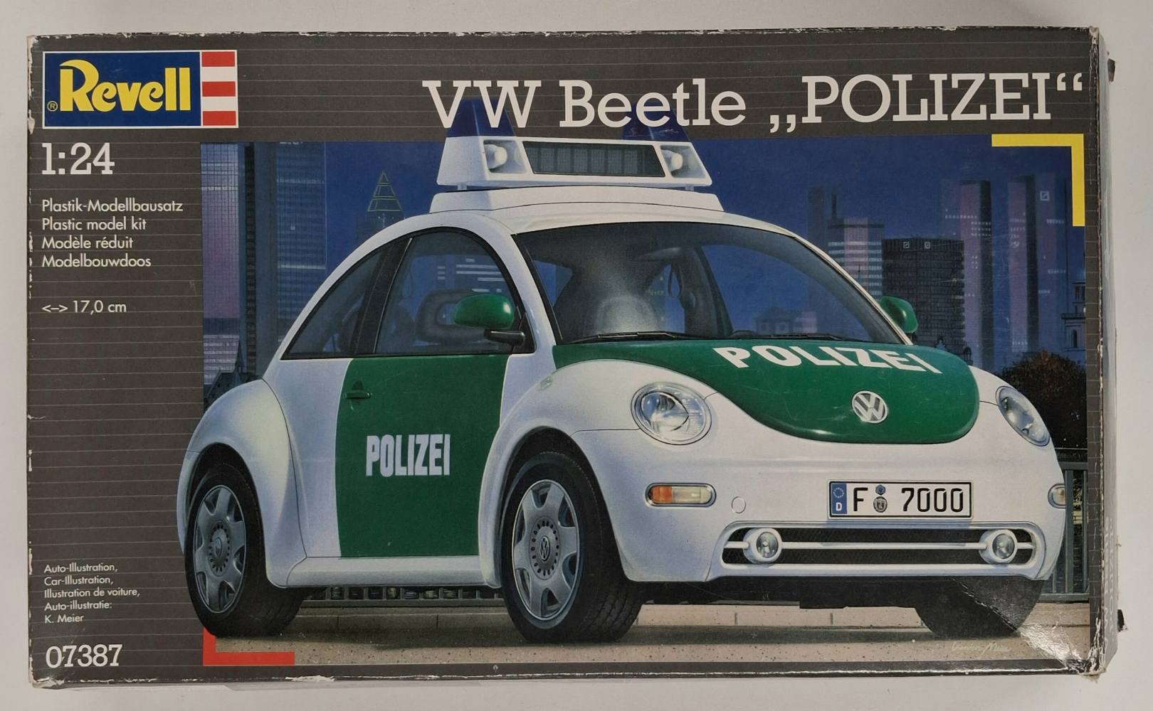 KINGKIT MODEL SCRAPYARD REVELL 07387 VW BEETLE POLIZEI DAMAGED BODY Salvage Yard
