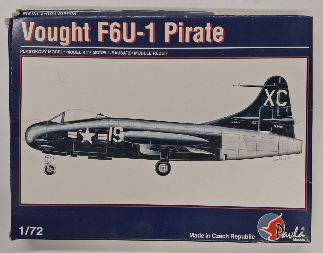 KINGKIT MODEL SCRAPYARD PAVLA 72010 VOUGHT F6U-1 PIRATE NO DECALS Salvage Yard