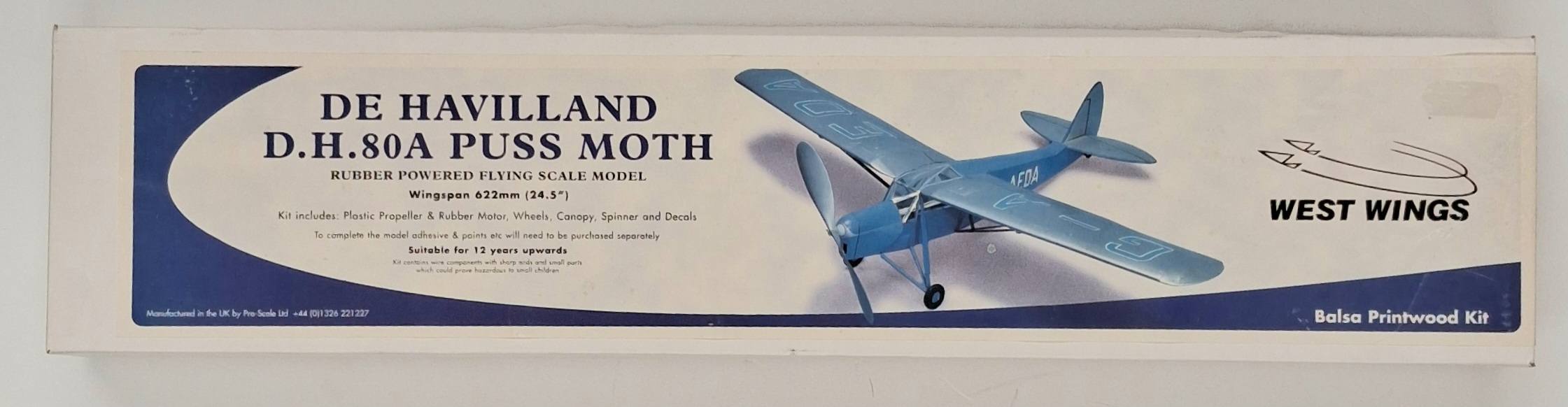 KINGKIT MODEL SCRAPYARD WEST WINGS DH 80A PUSS MOTH INCOMPLETE Salvage Yard