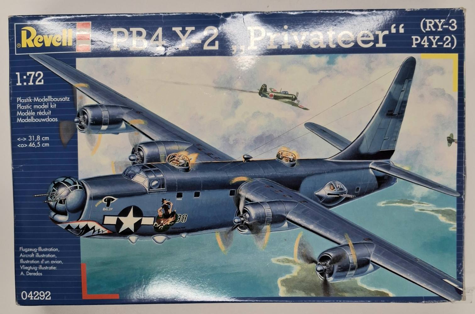KINGKIT MODEL SCRAPYARD REVELL 04292 PB4 Y-2 PRIVATEER STARTED Salvage Yard