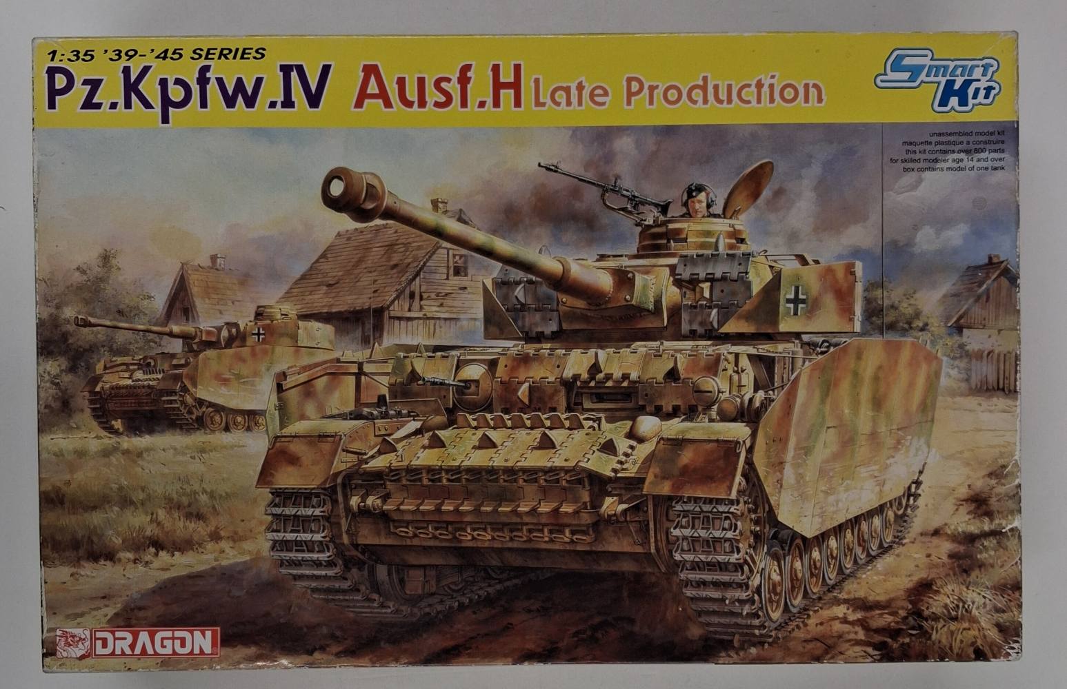 KINGKIT MODEL SCRAPYARD DRAGON 6300 PZ.KPFW.IV AUSF STARTED Salvage Yard