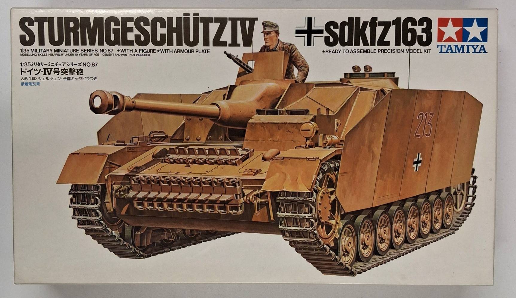 KINGKIT MODEL SCRAPYARD TAMIYA 35087.1800 STURMGESCHUTZ IV SDKFZ163 INCOMPLETE Salvage Yard