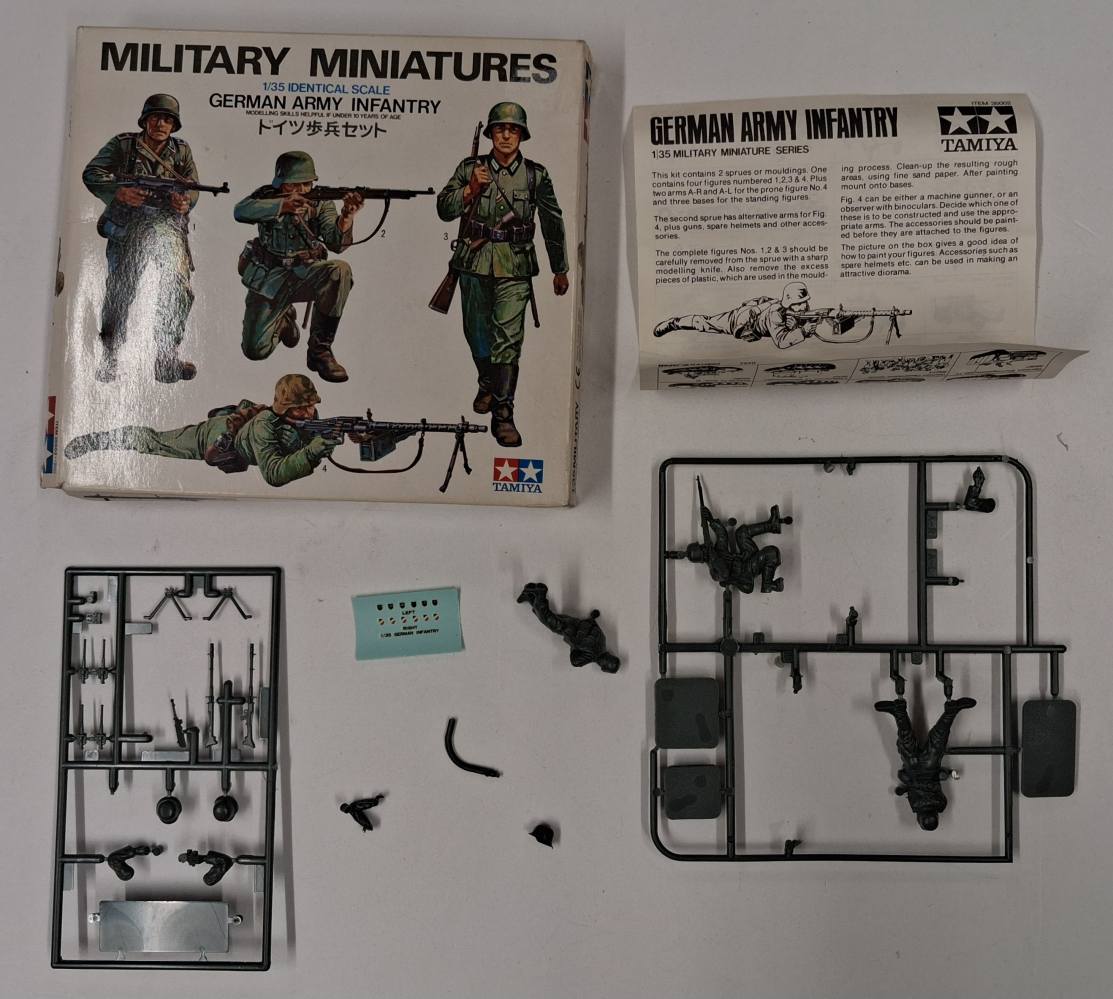 KINGKIT MODEL SCRAPYARD TAMIYA 35002.200 GERMANY ARMY INFANTRY STARTED Salvage Yard