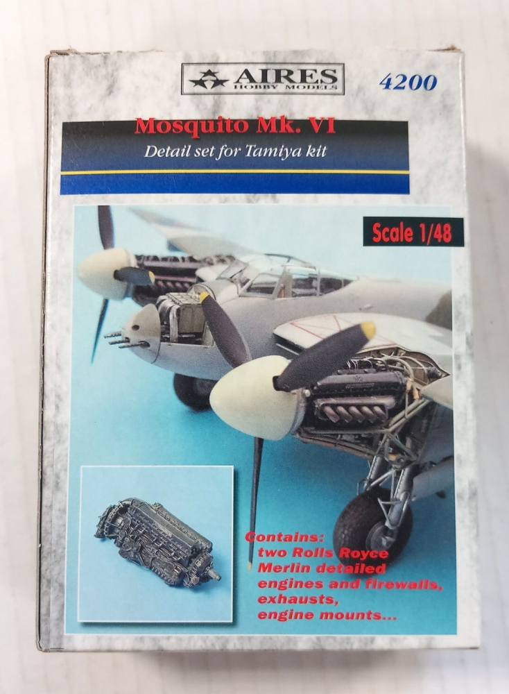 AIRES HOBBY MODELS 4200 MOSQUITO MK. Vi detail set for tamiya kit Conversion Sets