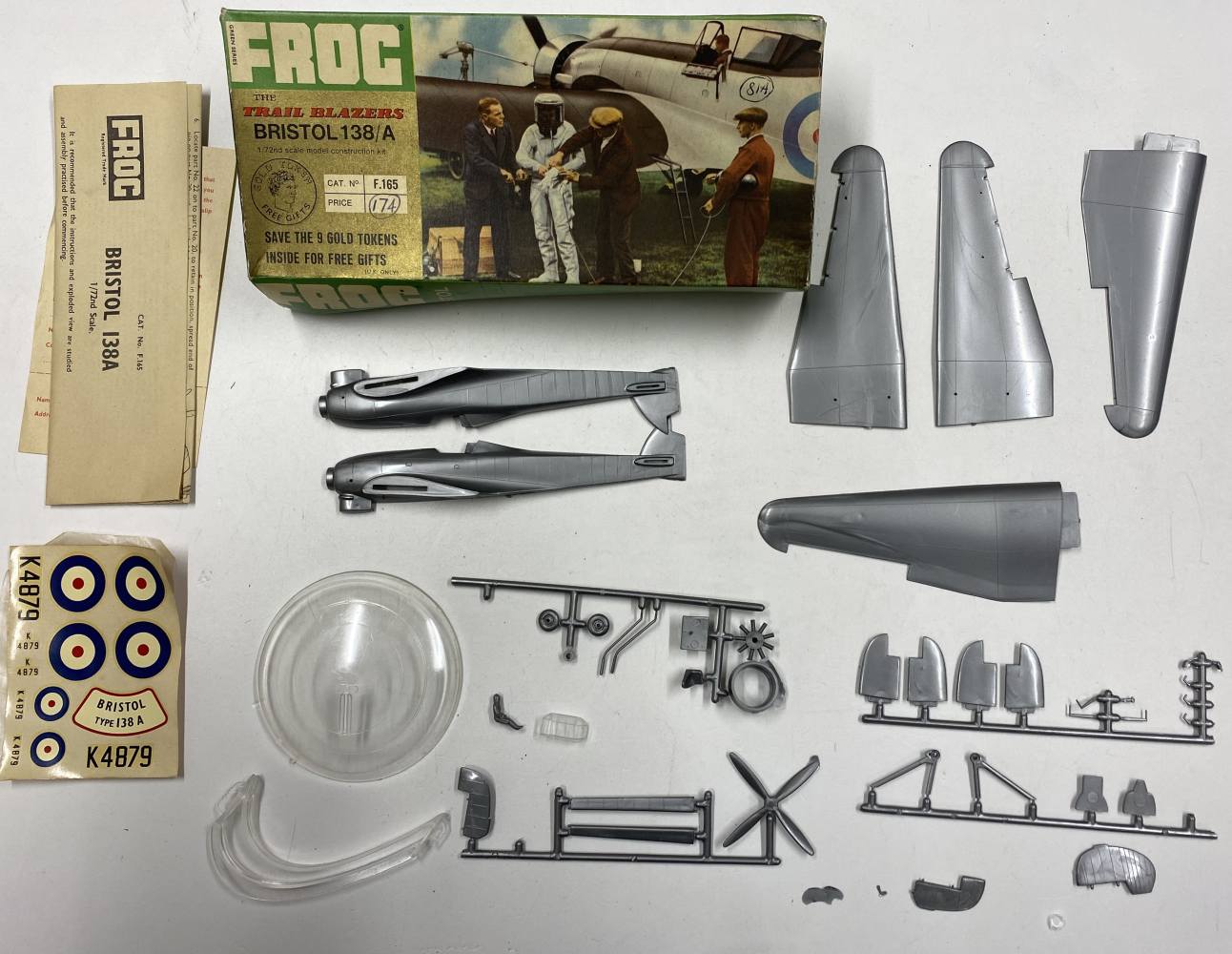 KINGKIT MODEL SCRAPYARD FROG F165 BRISTOL 138/A INCOMPLETE Salvage Yard