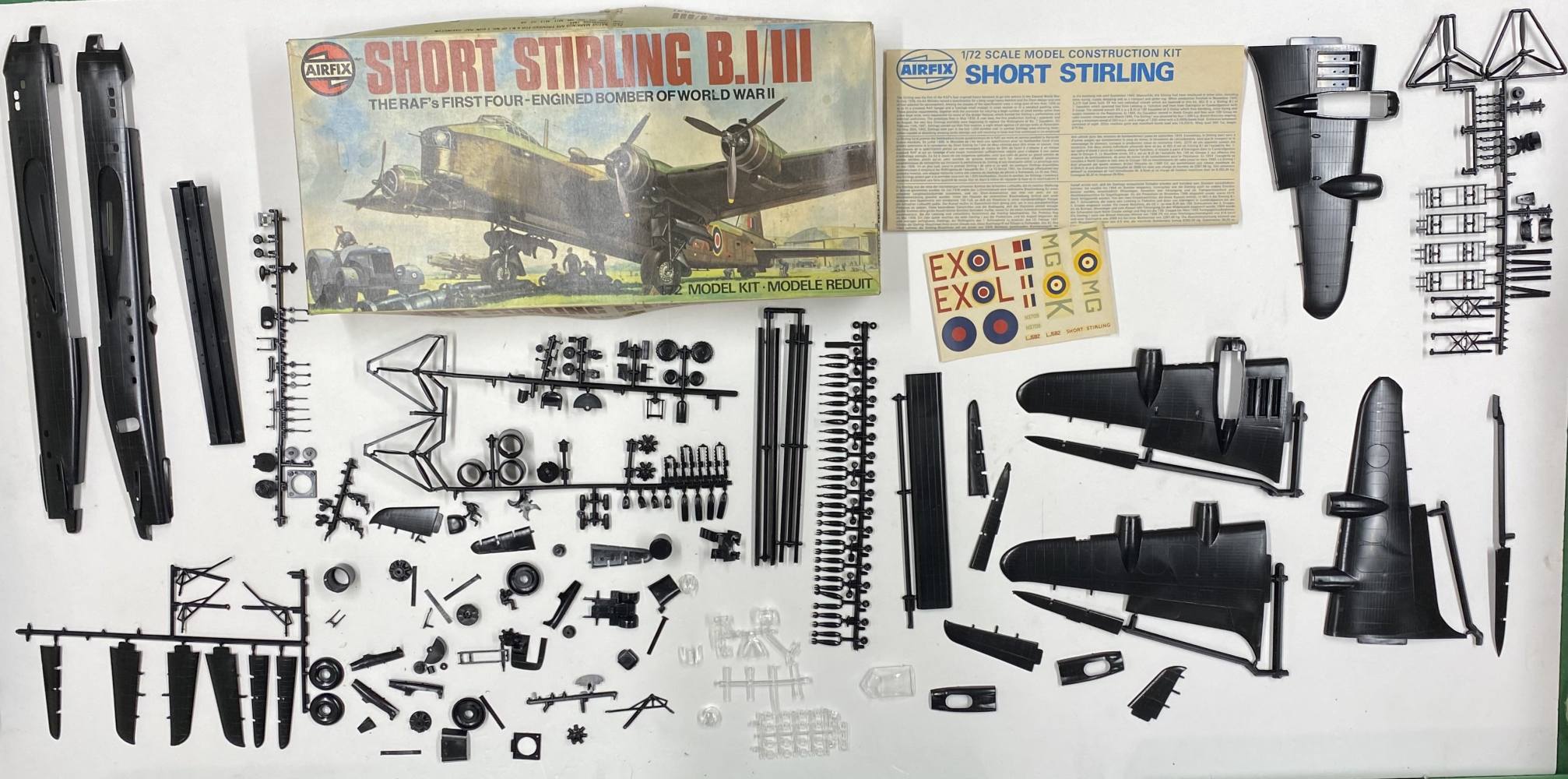 KINGKIT MODEL SCRAPYARD AIRFIX 06002 SHORT STIRLING STARTED Salvage Yard
