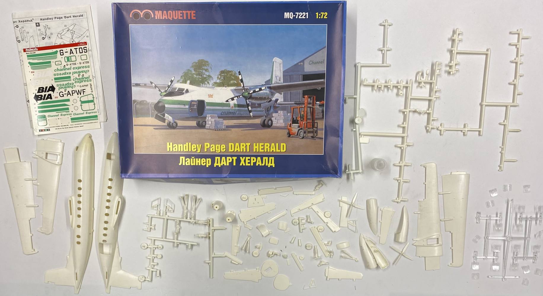 KINGKIT MODEL SCRAPYARD MAQUETTE 7221 HANDLEY PAGE DART HERALD DESPRUED Salvage Yard