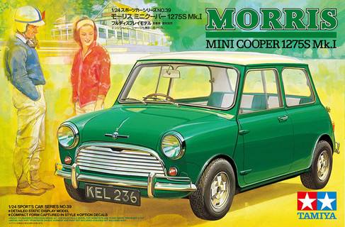 TAMIYA Cars, Motorbikes & Trucks Model kits 24039 MORRIS MINI COOPER 1275S Mk.1