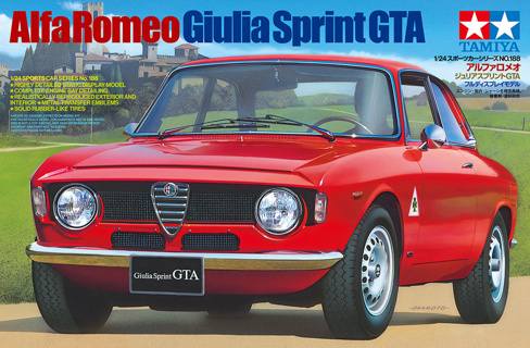 TAMIYA Cars, Motorbikes & Trucks Model kits 24188 ALFA ROMEO GIULIA SPRINT GTA