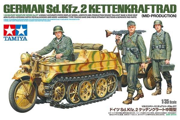 TAMIYA  35377 GERMAN SD.KFZ.2 KETTENKRAFTRAD Military Model Kits