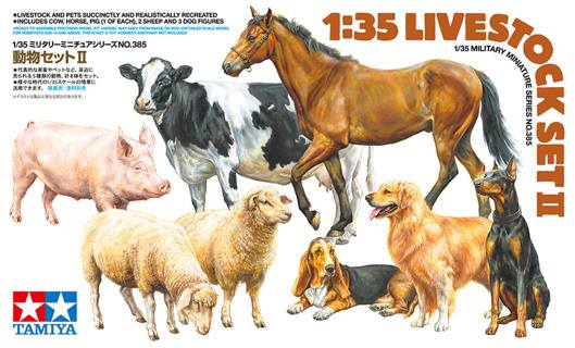 TAMIYA 35385 LIVESTOCK SET II Military Model Kits