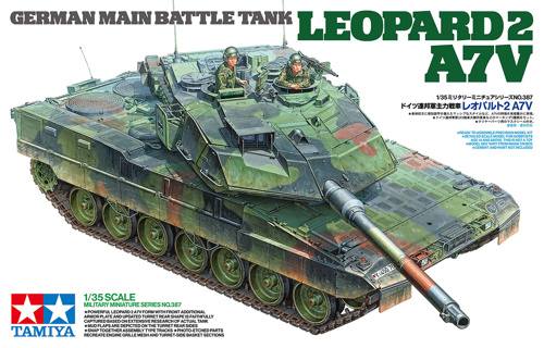 TAMIYA 35387 GERMAN LEOPARD 2 A7V Military Model Kits