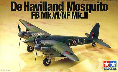 TAMIYA Aircraft Model Kits 60747 DeHAVILLAND MOSQUITO FB Mk.VI/NF Mk.II