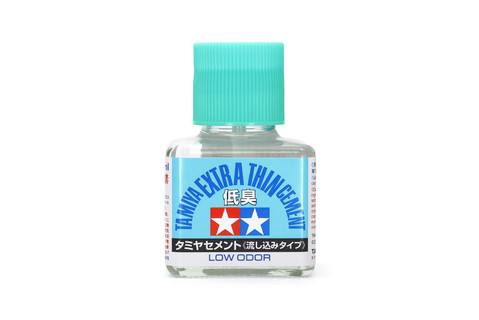 TAMIYA 87236 40ML EXTRA THIN CEMENT - LOW ODOUR UK SALE ONLY Paint & Accessories