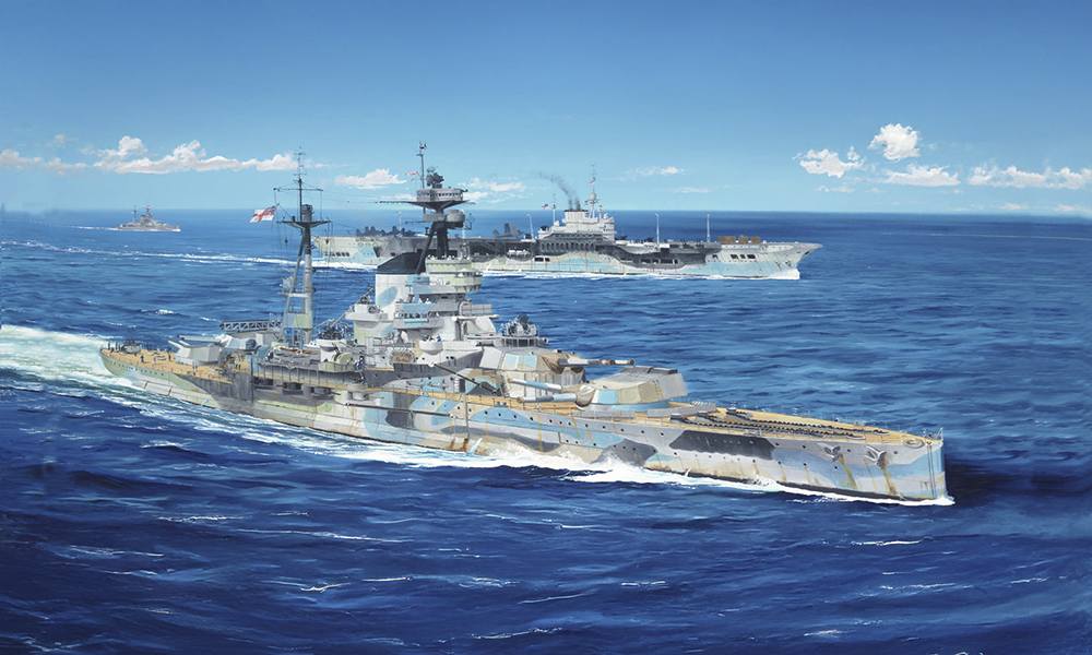 TRUMPETER MODELS 05379 HMS RESOLUTION Model Ships Kits
