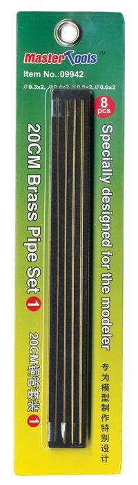 TRUMPETER MODELS 09942 20CM BRASS PIPE SET 1 Paint & Accessories