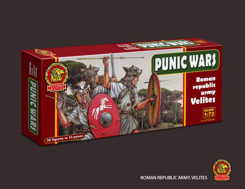 ULTIMA RATIO UR025 PUNIC WARS - ROMAN REPUBLIC ARMY VELITES Model Figures