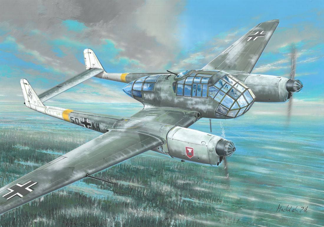 VALOM 14445 FOCKE-WULF FW 189A-1 WINTER CAMOUFLAGE Aircraft Model Kits