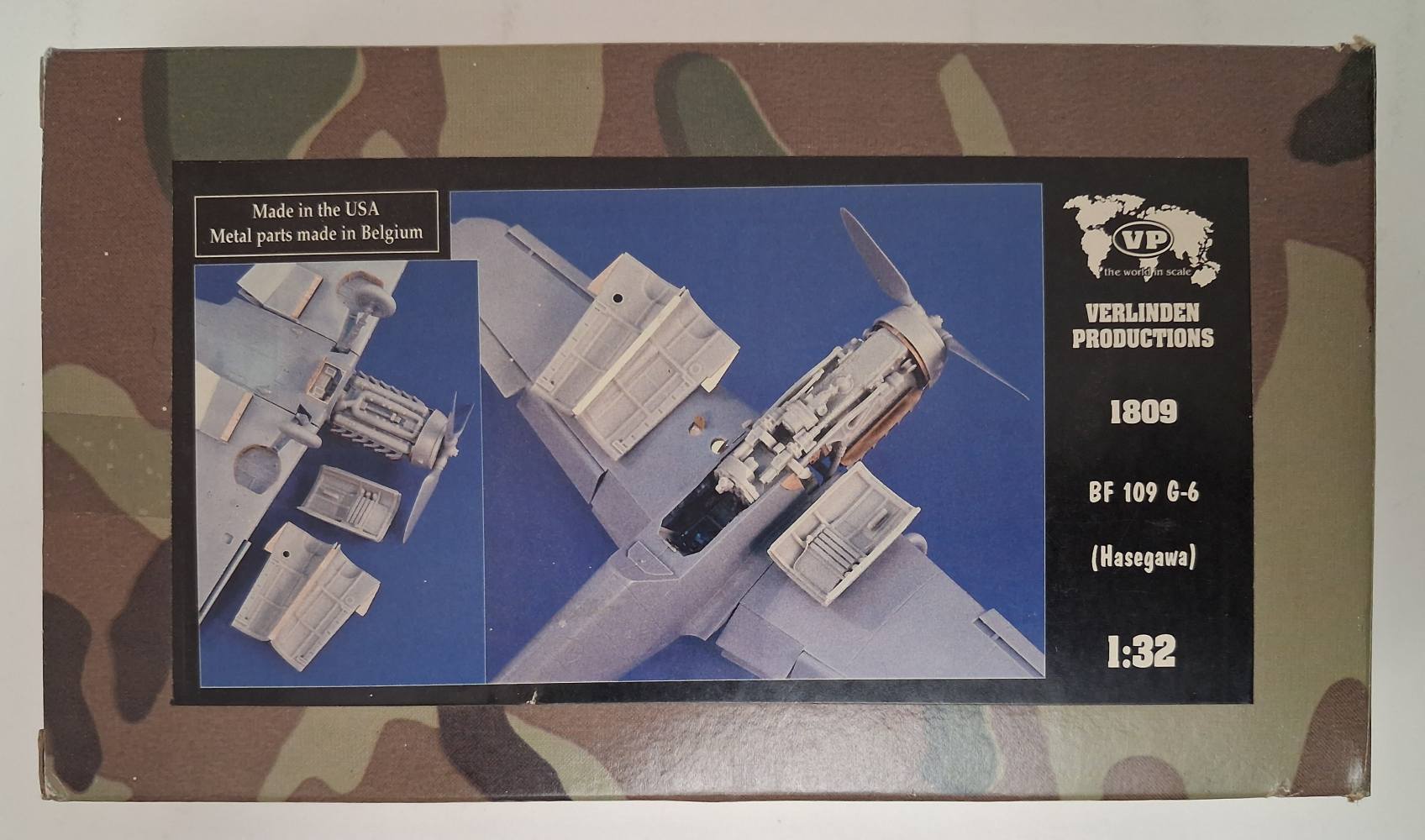 VERLINDEN PRODUCTIONS 1809 BF 109 G-6 HASEGAWA Aircraft Model Kits