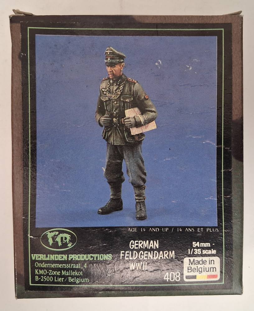 VERLINDEN PRODUCTIONS 408 GERMAN FELDGENDARM WWII Model Figures