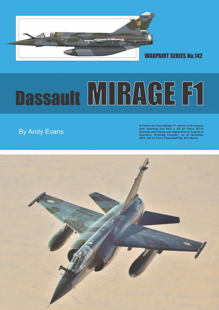 WARPAINT 142. DASSAULT MIRAGE F1 Books