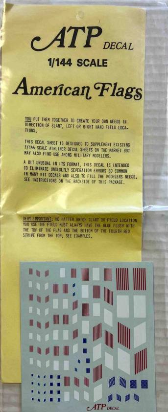 DISCOUNT DECALS 4456 ATP DECAL AMERCAN FLAGS Discount Decals