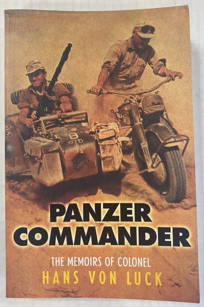 CHEAP BOOKS ZB5519 PANZER COMMANDER THE MEMOIRS OF COLONEL HANS VON LUCK Books