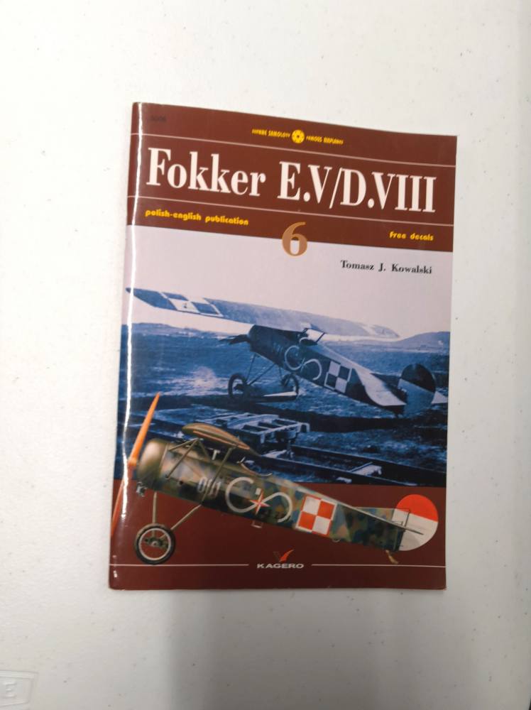 CHEAP BOOKS ZB6281 5008 FOKKER E.V/D.VIII Kagero includes decals Books