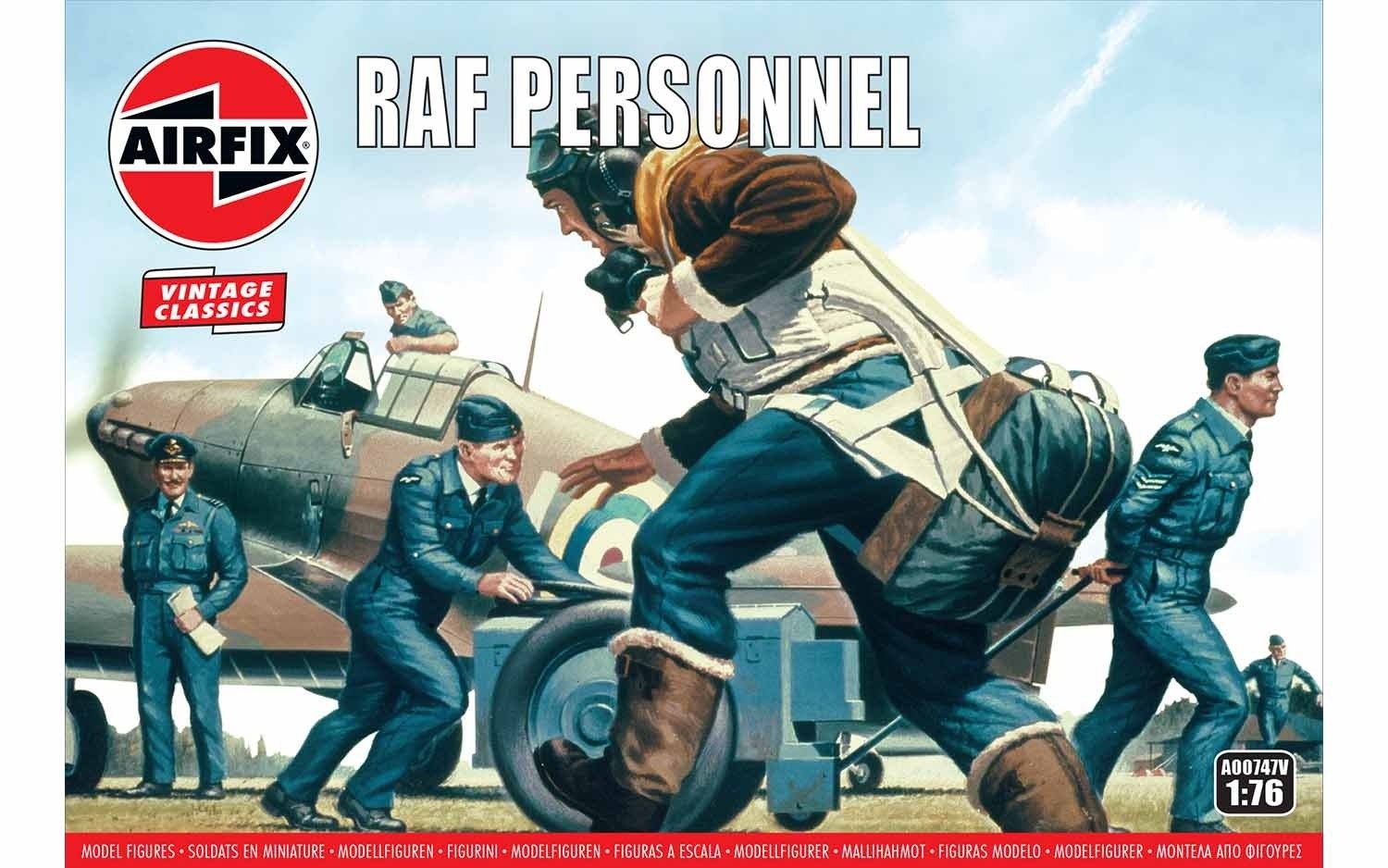 AIRFIX A00747V VINTAGE CLASSICS - RAF PERSONNEL Model Figures