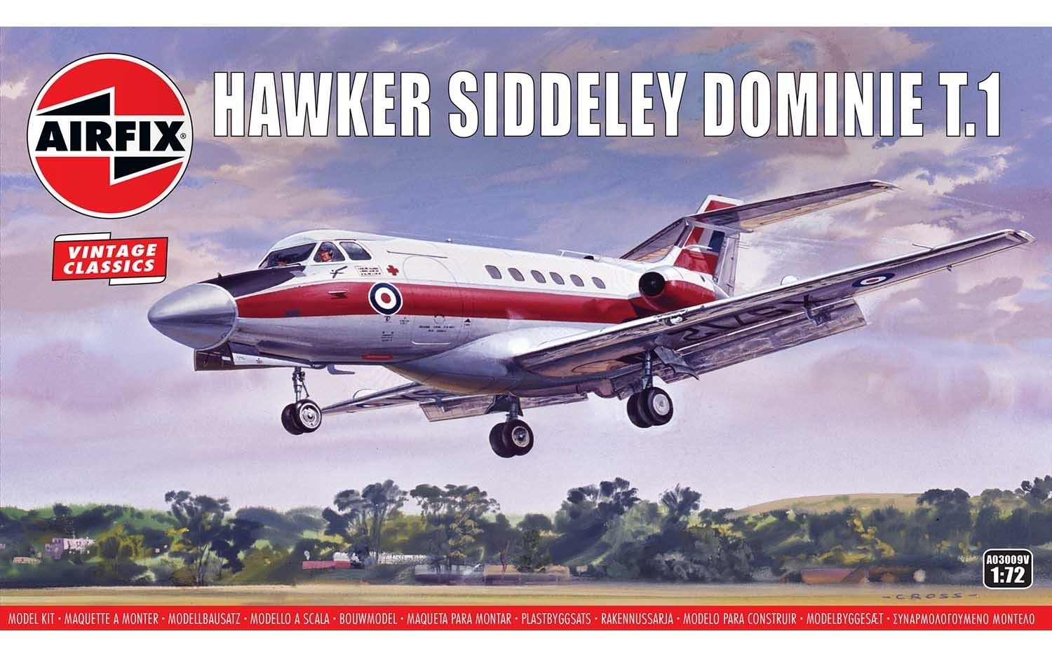 AIRFIX 03009V HAWKER SIDDELEY DOMINIE T.1 Aircraft Model Kits