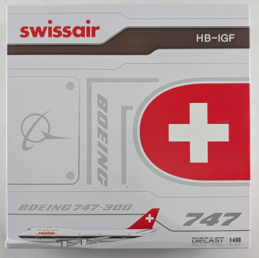 AIRLINER COLLECTIBLE BOEING 747-300 SWISSAIR HB-IGF Airliners Model Kits