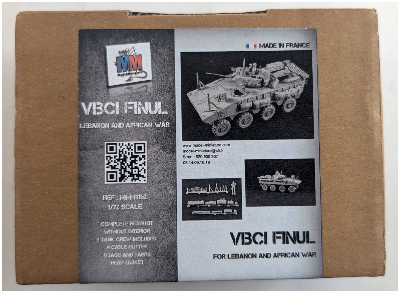MODEL MINIATURE MMR162 VBCI FINUL LEBANON AND AFRICAN WAR Military Model Kits