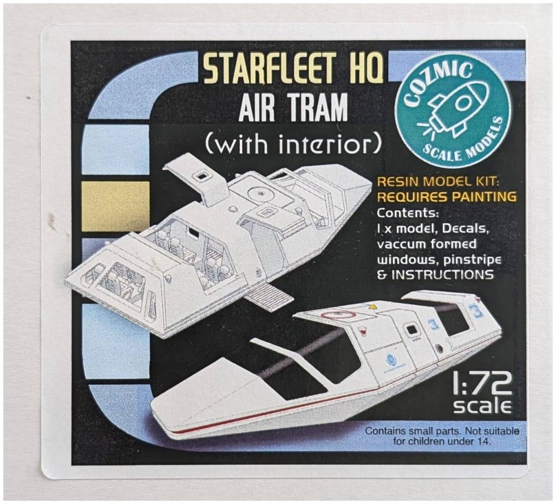 COZMIC STARFLEET HQ AIR TRAM WITH INTERIOR Space Model kits