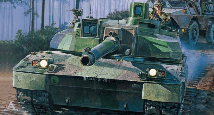 ACADEMY 13427 FRENCH ARMY CHAR LECLERC Military Model Kits