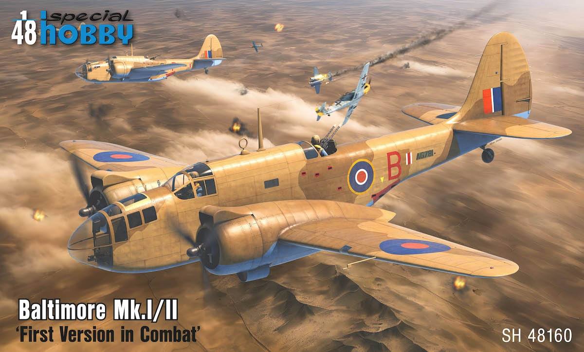 SPECIAL HOBBY SH 48160 BALTIMORE MK.I/II FIRST VERSION IN COMBAT Aircraft Model Kits