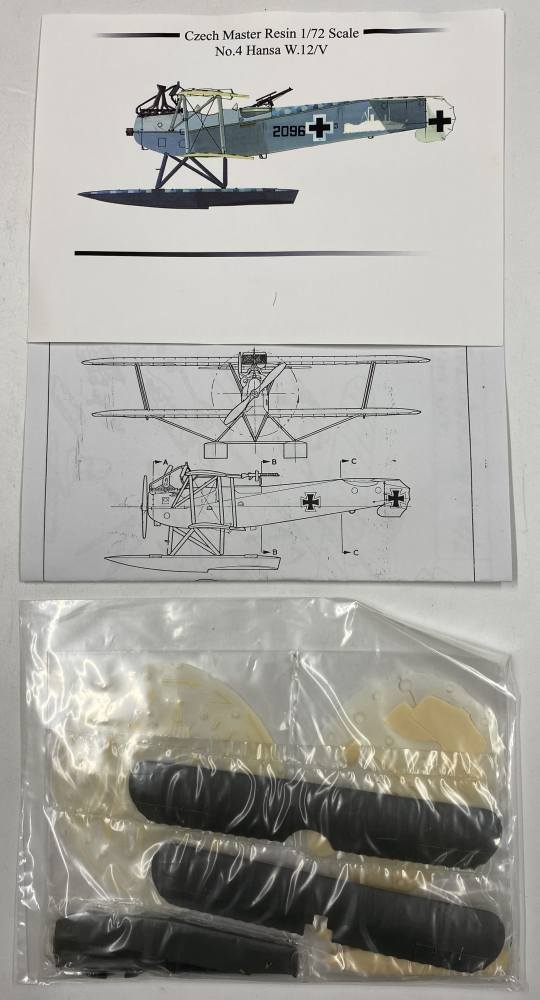 KINGKIT MODEL SCRAPYARD CMR NO.4 HANSA W.12/V NO DECALS Salvage Yard
