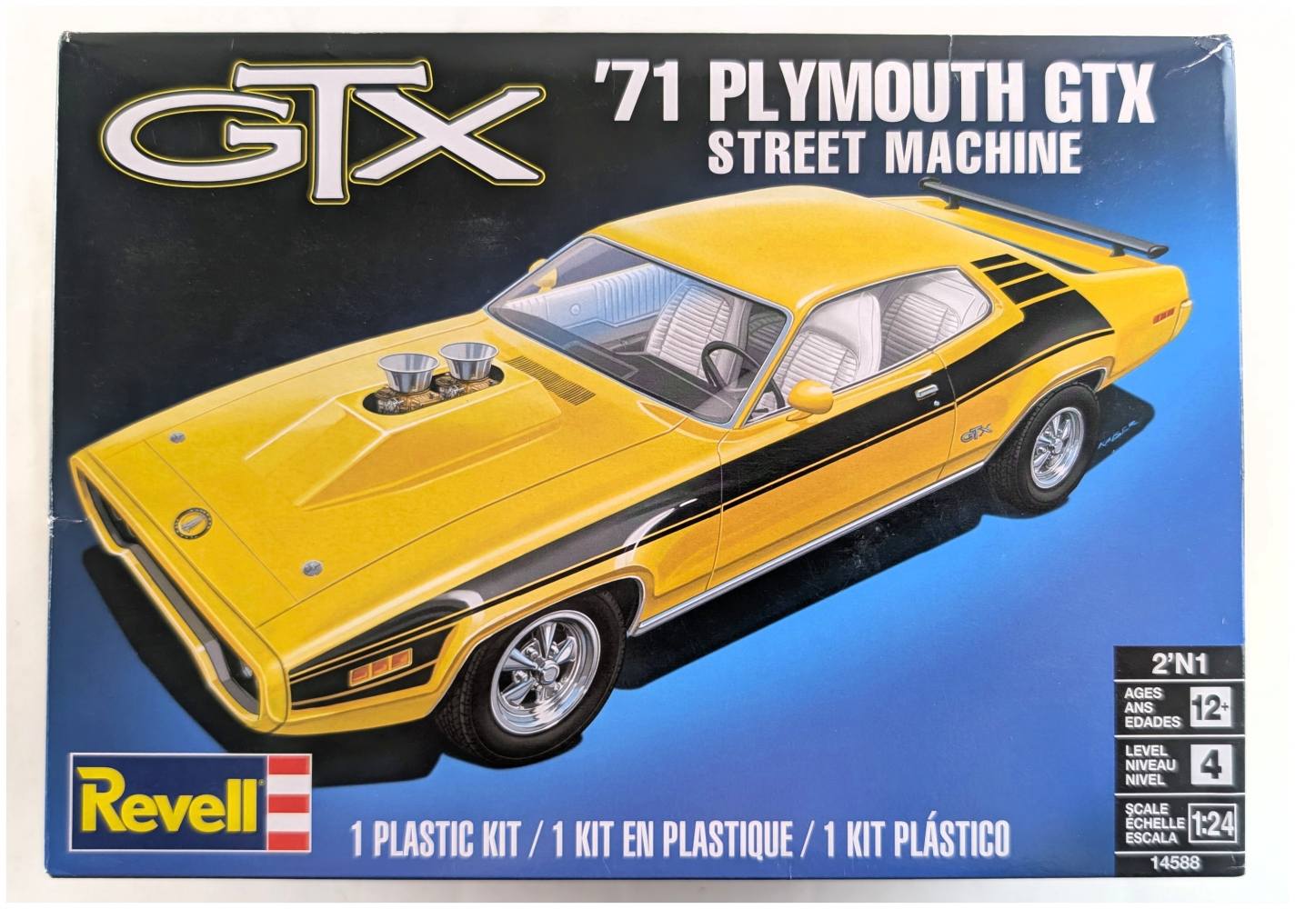 REVELL 14588 71 PLYMOUTH GTX STREET MACHINE Cars, Motorbikes & Trucks Model kits