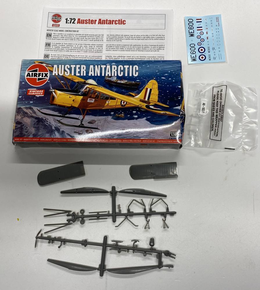 KINGKIT MODEL SCRAPYARD AIRFIX 01023V AUSTER ANTARCTIC INCOMPLETE STARTED Salvage Yard
