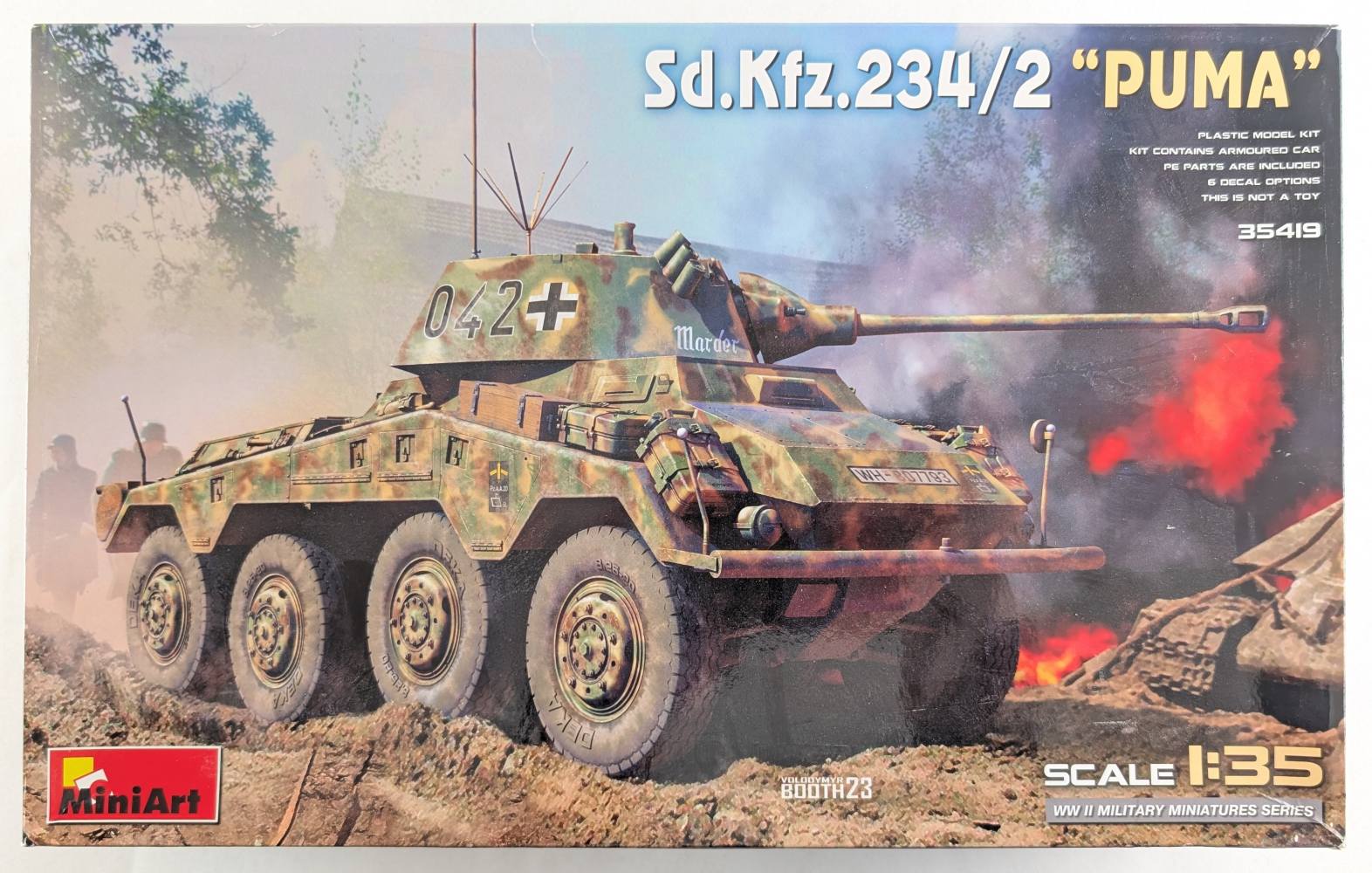 MINIART 35419 SD.KFZ.234/2 PUMA Military Model Kits