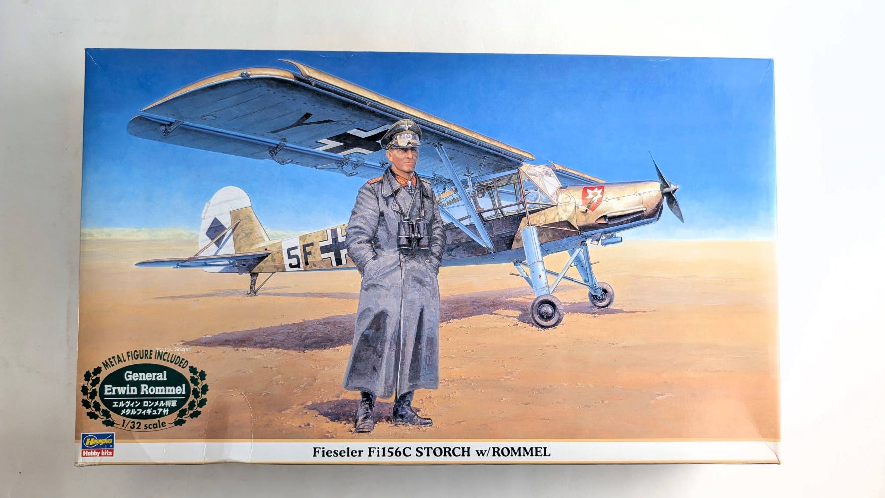 HASEGAWA 08165 FIESELER FI156C STORCH W/ROMMEL Aircraft Model Kits