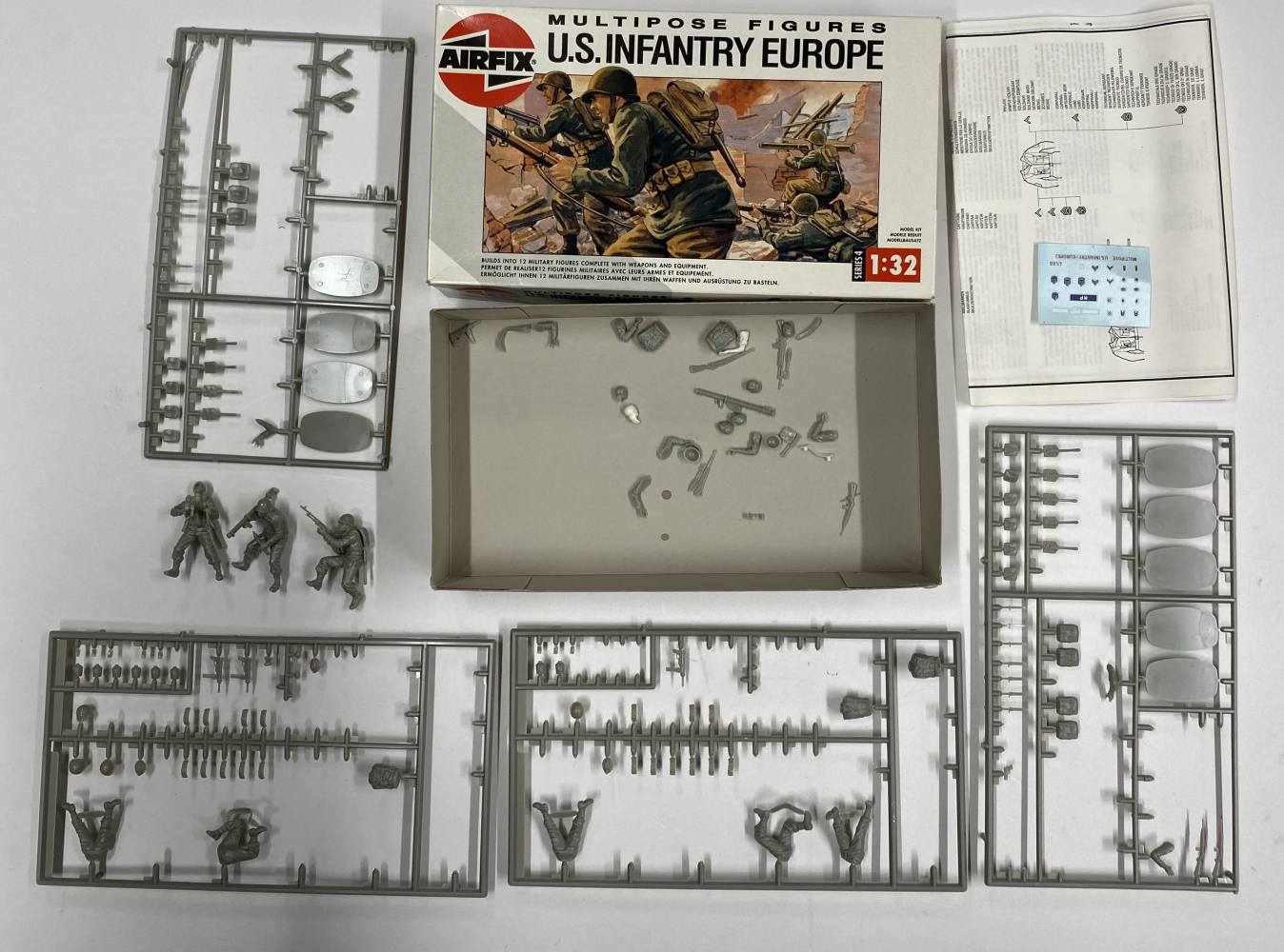 KINGKIT MODEL SCRAPYARD AIRFIX 04586 US INFANTRY EUROPE INCOMPLETE STARTED Salvage Yard