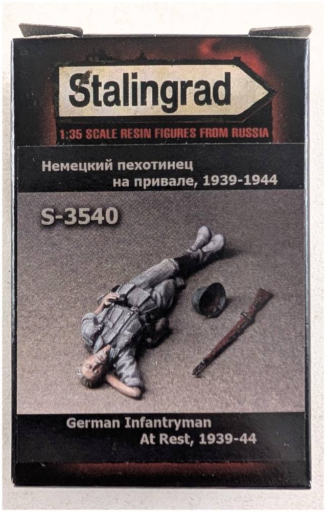 STALINGRAD S-3540 GERMAN INFANTRYMAN AT REST 1939-44 Model Figures