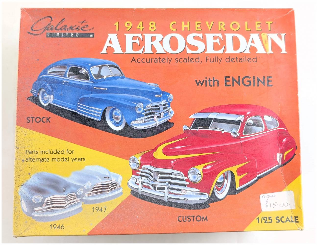 GALAXIE 98011 1948 CHEVROLET AEROSEDAN Cars, Motorbikes & Trucks Model kits
