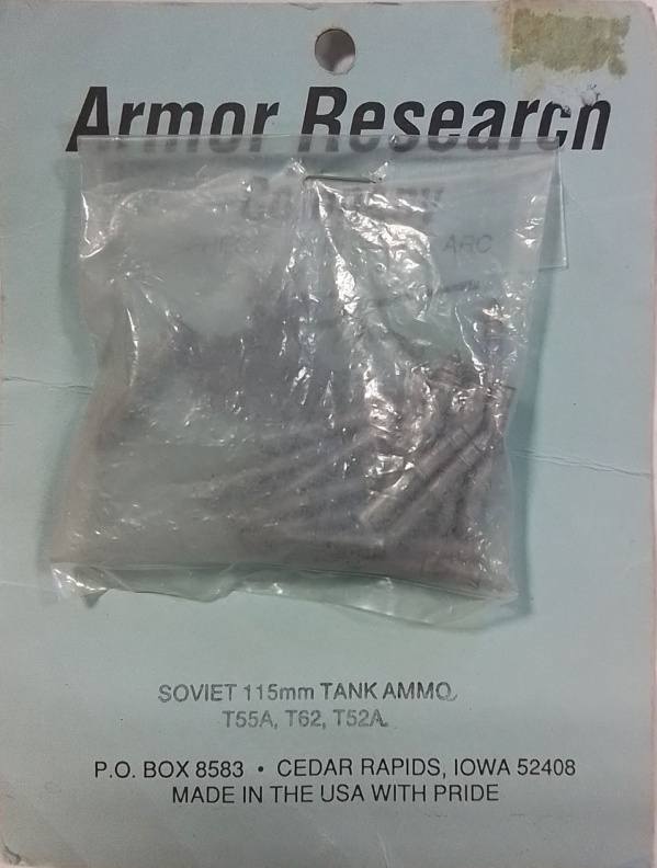 ARMOR RESEARCH SOVIET 115MM TANK AMMO Conversion Sets