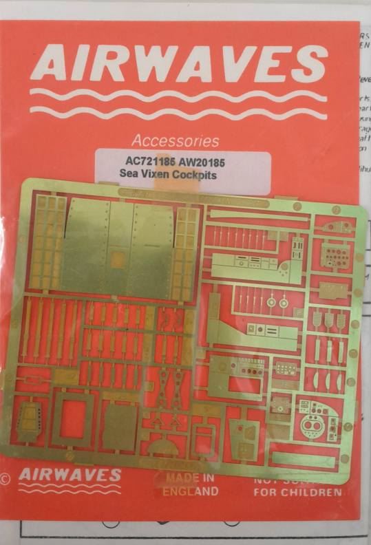 AIRWAVES AC721185 SEA VIXEN COCKPITS Conversion Sets