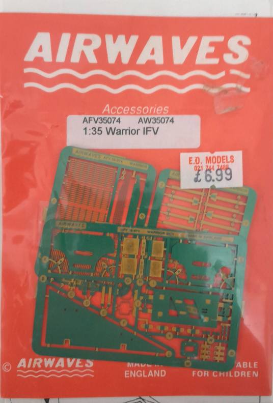 AIRWAVES AFV35074 WARRIOR IFV PHOTO-ETCHED SET Conversion Sets