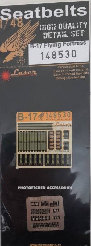 UNKNOWN MAKE SEATBELTS FOR B-17 FLYING FORTRESS Conversion Sets